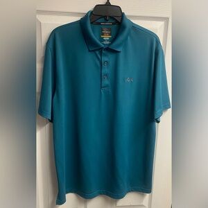 Greg Norman For Tasso Elba Five Iron Play Dry Polo Shirt Size Large